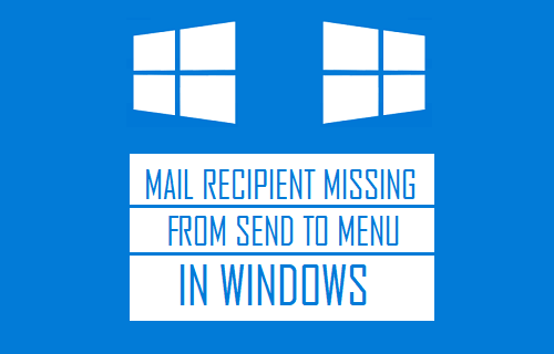 Windows 11/10 中的“发送到”菜单中缺少邮件收件人